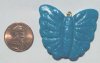 1 33x39mm Carved Howlite Butterfly Pendant with Nickel Eye Pin